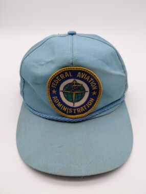 Vintage K-Brand Federal Aviation Administration FAA Snapback Trucker Hat Cap